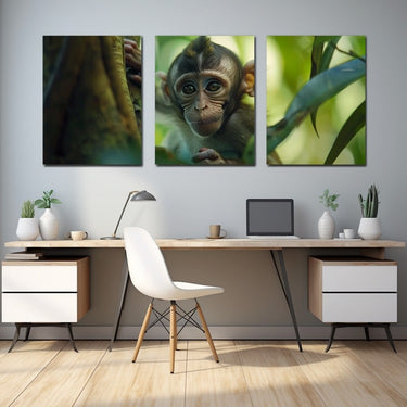Monkey Canvas Wall Art